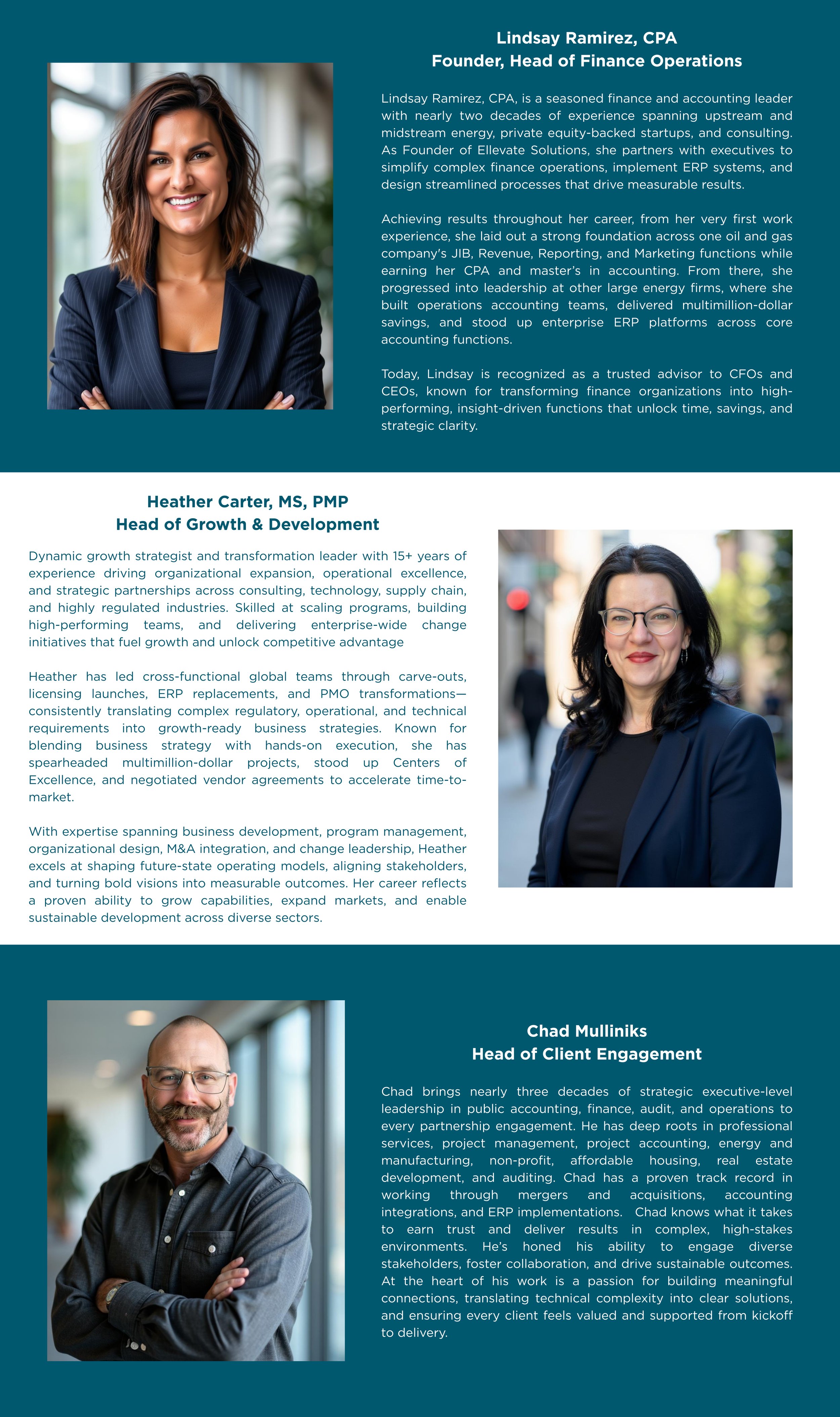 At Ellevate Solutions, our Massive Transformative Purpose is clear to give business leaders their time, money, and well-being back through integrated finance and accounting services We know the st (9)